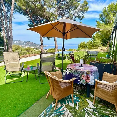 Residences Des Peyrons Vue Et Les Iles D'or Tatil Evi Carqueiranne