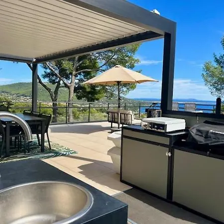 Tatil Evi Residences Des Peyrons Vue Et Les Iles D'or *